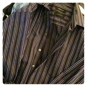Claiborne men’s L (16 32/33) striped dress shirt